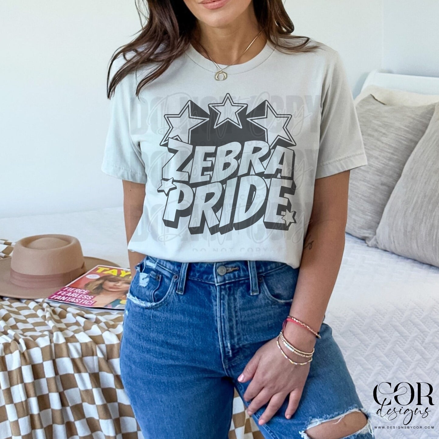 Zebra Pride With Stars