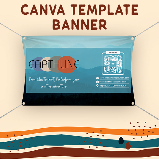 Canva Template - Banner Design Setup fee