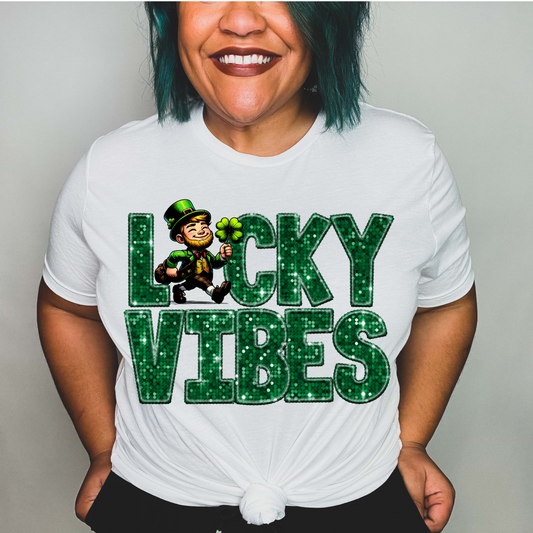 Lucky Vibes Leprechaun