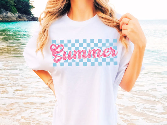 Summer - Checkered Pink