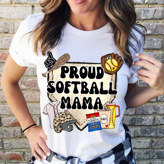 Proud softball mama