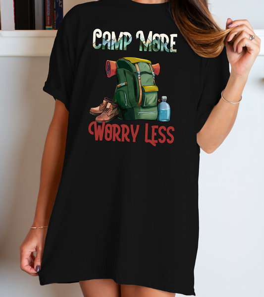 Camp More Worry Less Hiking Bag