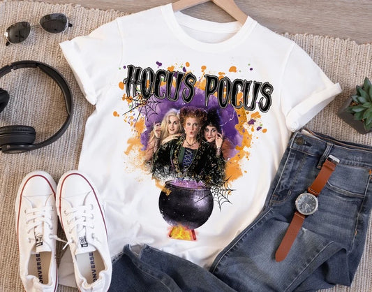 Hocus Pocus Splatter Paint DTF Transfer