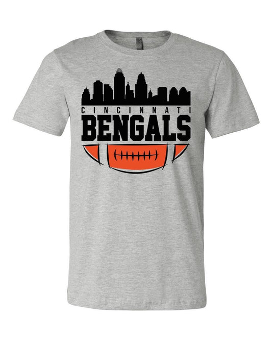 Cincinnati Bengal Skyline DTF Transfer