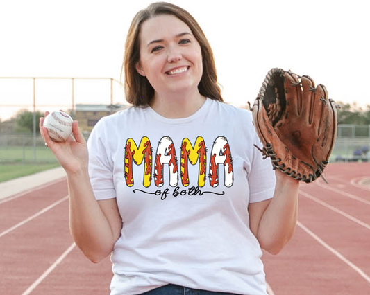 Mama of Both Doodle Baseball Softball