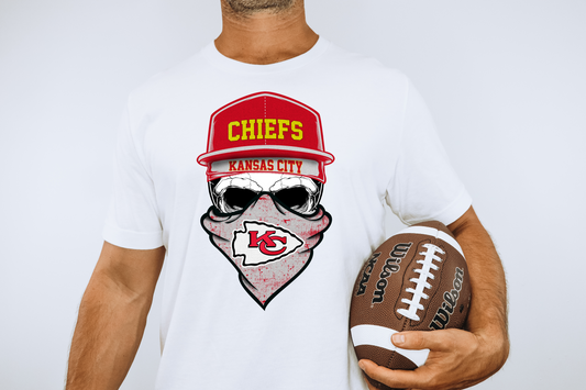 Chiefs Skull -  DTF Transfer